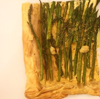 fancy asparagus tart