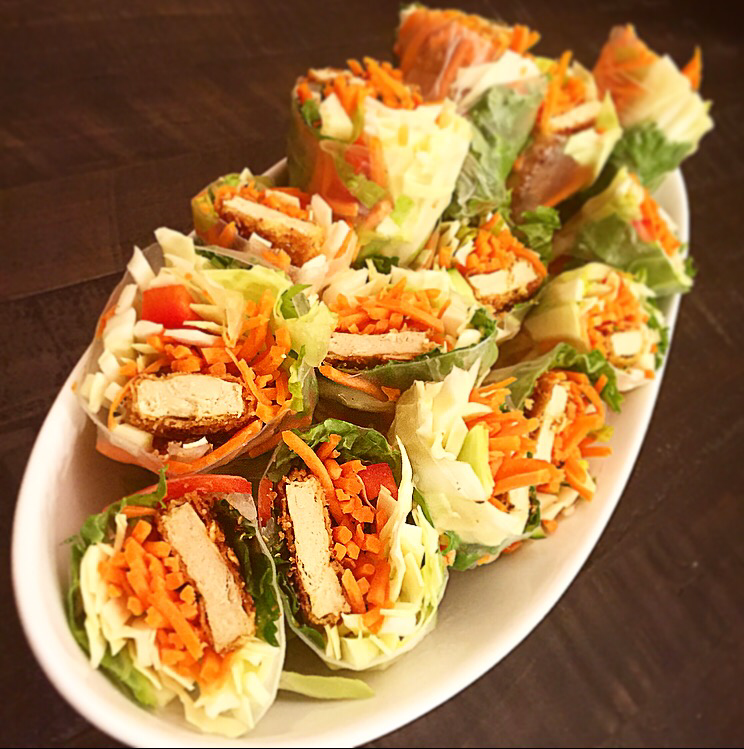 Crispy Chickn Spring&nbsp;Rolls
