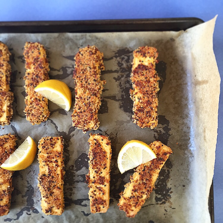 Quinoa Crusted Tofu