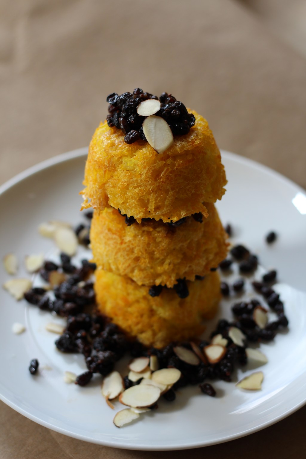 Tachin (Saffron Rice Cake)&nbsp;Muffins